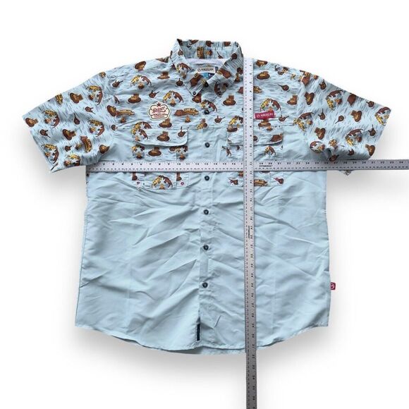 Magellan x Shiner Fish Gear Moisture Wicking Relaxed Fit Button Down Men's XL - Picture 4 of 6